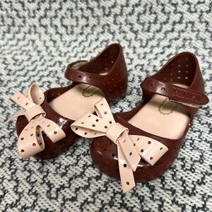 Mini Melissa Furadinha XI Mary Jane Flat Toddler 5